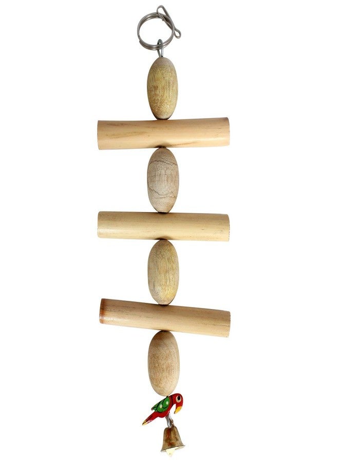 سايج سكوير لعبة مضغ خشبية طبيعية 100% من سيج سكوير للطيور، الببغاء، الكوكاتيل، والبادجي - Image 1